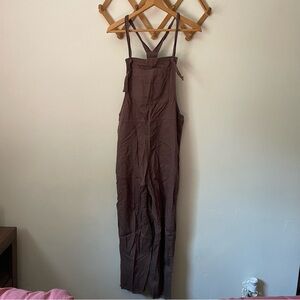 Aerie Brown Overalls